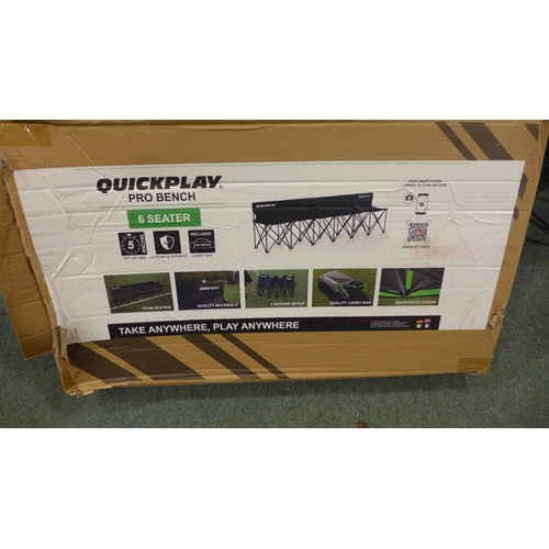 6248 - Quickplay Six Person Folding Bench   (347-259) *This lot is subject to Vat