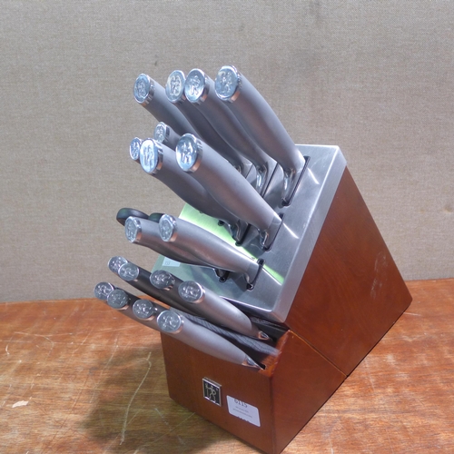 6115 - Henckels 20 piece Knife Block Set, Original RRP £144.99 + VAT (349-133) *This lot is subject to VAT