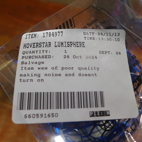 6123 - Four Hoverstar Lumisphere Flying Orbs (349-290,440-442) *This lot is subject to VAT