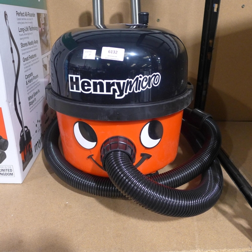 6132 - Henry Micro Hi-Flo Vacuum Cleaner, Original RRP £139.99 + VAT (349-47) *This lot is subject to VAT