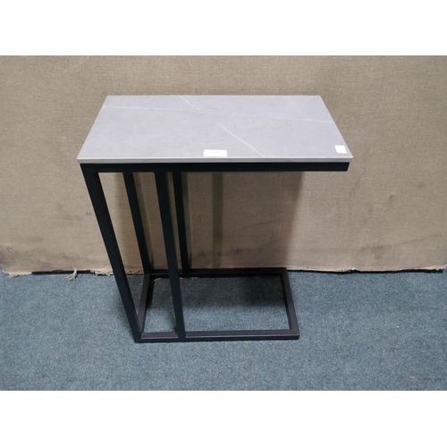 6203 - Sofia Grey Side Table   (349-449) *This lot is subject to VAT