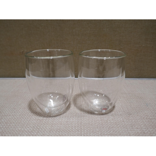 6210 - Bodum 'Pavina' Double Wall Glasses   (349-131) *This lot is subject to VAT