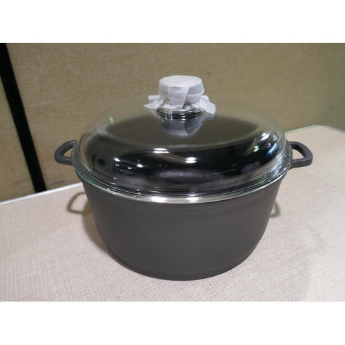 6260 - Berghoff Eurocast 28Cm Sauce Pot with lid (347-223) *This lot is subject to Vat