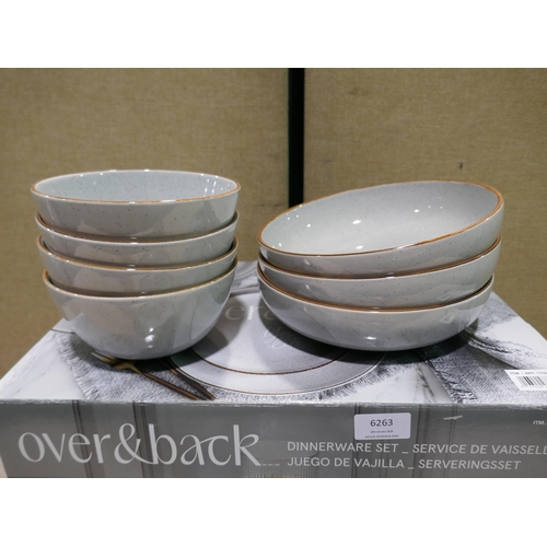 6263 - Options Stoneware Dinner Set   (347-285) *This lot is subject to Vat