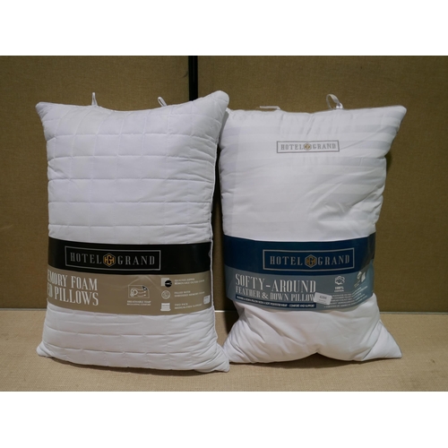 6266 - Two Hotel Grand pillows (347-46,279) *This lot is subject to Vat