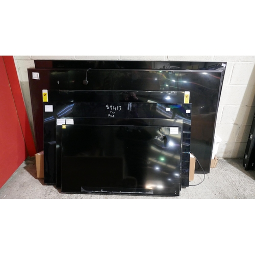 6286 - Six damaged/broken Tv's: Sony 85