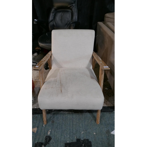 6288 - Neyland Linen Armchair (Marked) Original RRP £183.33 + VAT (349-452) *This lot is subject to VAT