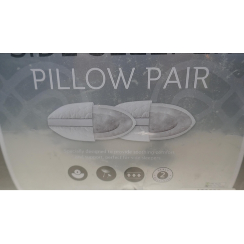 6137 - Sealy Side Sleeper 2 Pack Pillows (347-30) *This lot is subject to Vat