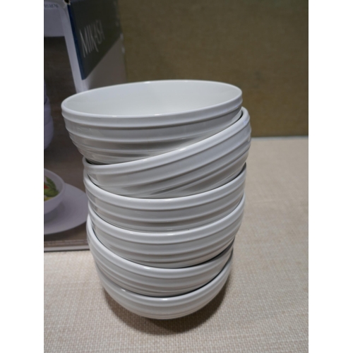 6155 - Mikasa Porcelain 'Swirl' Dinnerware Set   (349-391) *This lot is subject to VAT