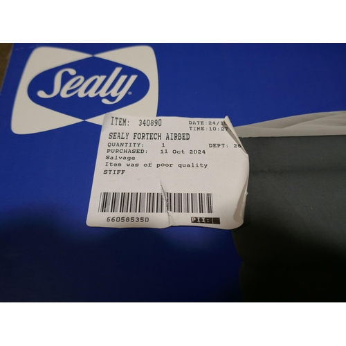 6161 - Sealy Fortech Airbed with Built In Pump (349-26) *This lot is subject to VAT