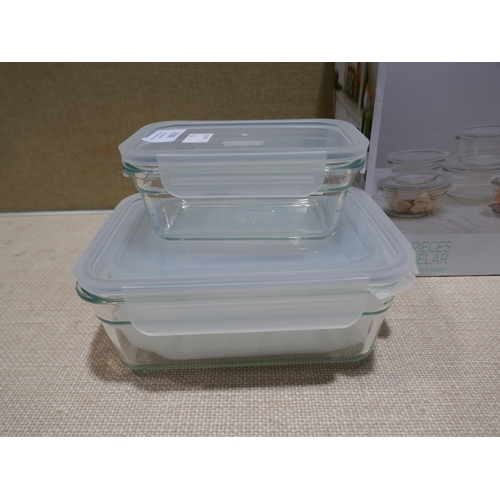 6186 - Glasslock Food Storage Containers  (349-284) *This lot is subject to VAT