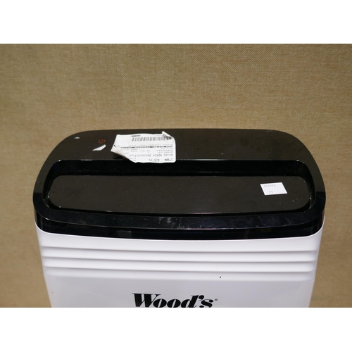 6187 - Woods 25L White Dehumidifier, Original RRP £249.99 + Vat (347-27) *This lot is subject to Vat