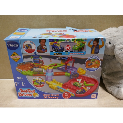 6191 - Casio Mini Keyboard, Toot Toot Drivers Raceway And Snuggle Me Too plush (349-265,278,283) *This lot ... 