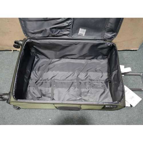 6200 - Rock Paris 3 Piece Olive Suitcase Set, Original RRP £116.66 + VAT (349-213) *This lot is subject to ... 