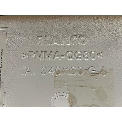 4005 - Blanco 1.5 Bowl Composite Right Hand Undermount White  *This lot is subject to VAT