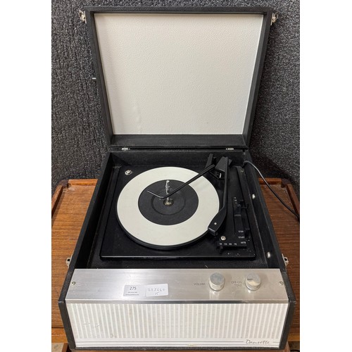 275 - A Dansette portable record player, model DRP10