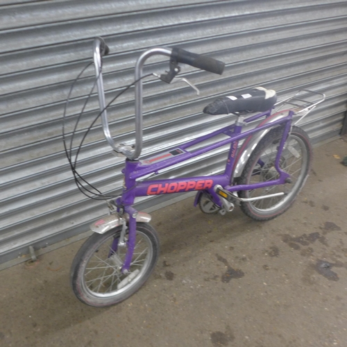 5108 - A purple MKIII Raleigh Chopper * Police repossession