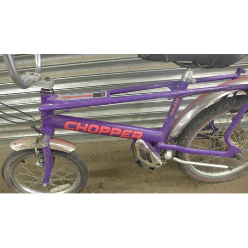 5108 - A purple MKIII Raleigh Chopper * Police repossession