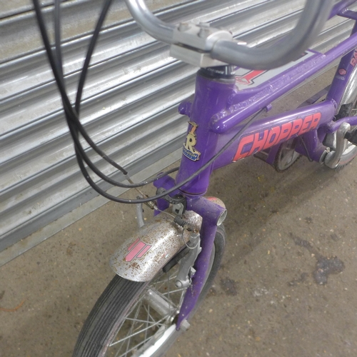 5108 - A purple MKIII Raleigh Chopper * Police repossession