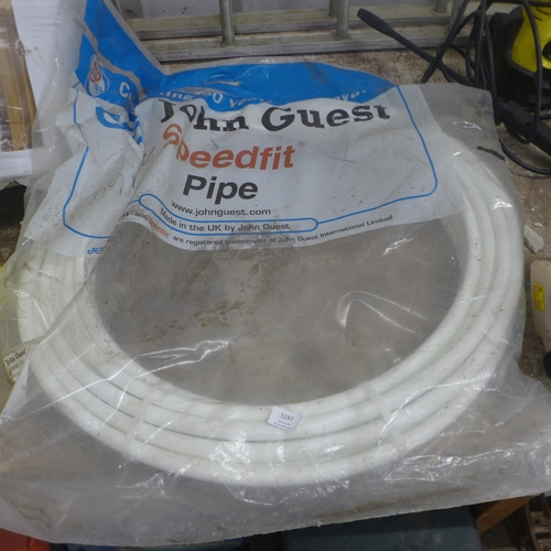 5197 - A 25m coil of John Guest Speed Fit 22mm 22BPEX-25C Barrier pipe