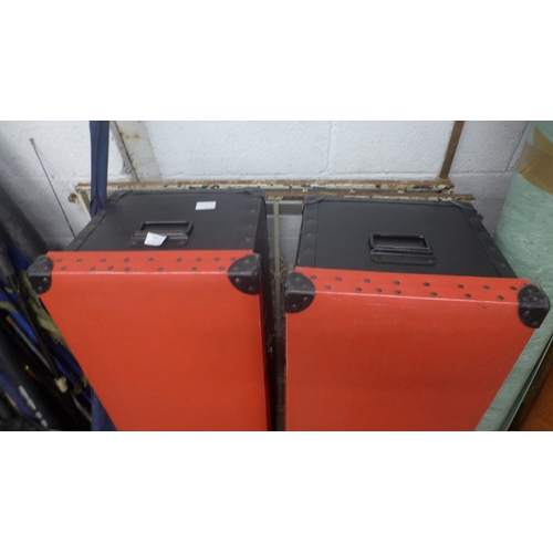 5217 - 2 foam lined wheeled cases