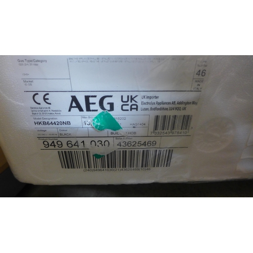 4093 - AEG Stainless Steel 4 Zone Gas Hob *This lot is subject to VAT