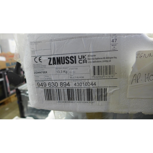 4097 - Zanussi Gas 5 Burner Hob - Stainless Steel *This lot is subject to VAT