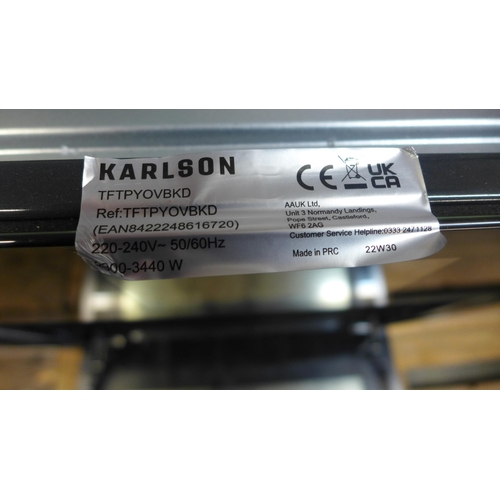 4101 - Karlson Single Pyrolytic Oven - Black *This lot is subject to VAT