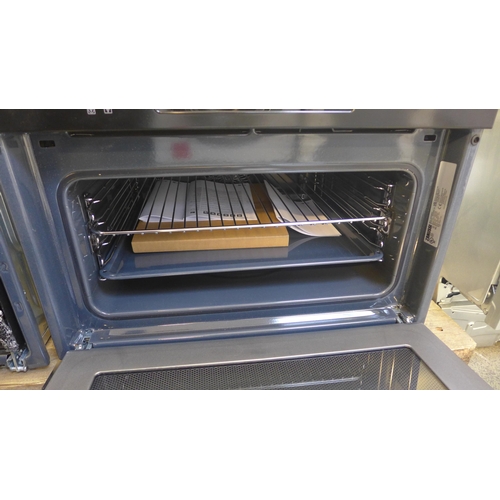 4114 - Zanussi Compact Multifunction Oven with Microwave - Black (Transit Damage) *This lot is subject to V... 