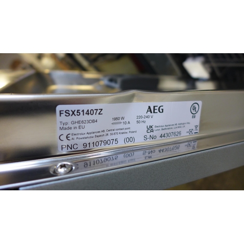 4115 - AEG Fully Integrated Sliding Hinge Dishwasher *This lot is subject to VAT