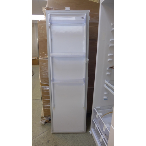 4118 - Beko Integrated Tower Fridge (Door requires attention) *This lot is subject to VAT