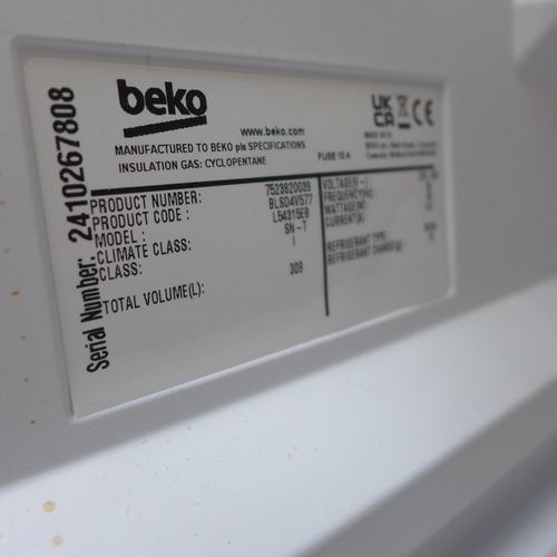 4118 - Beko Integrated Tower Fridge (Door requires attention) *This lot is subject to VAT