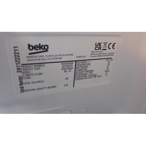 4120 - Beko 70/30 Integrated Fridge Freezer - Frost Free  *This lot is subject to VAT