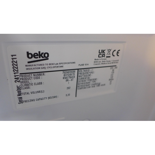 4120 - Beko 70/30 Integrated Fridge Freezer - Frost Free  *This lot is subject to VAT