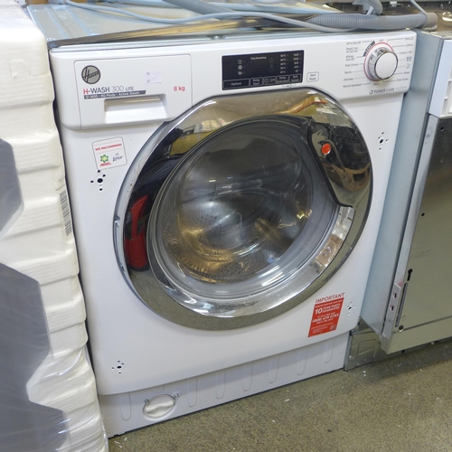 4122 - Hoover Integrated Washing Machine (8kg) *This lot is subject to VAT