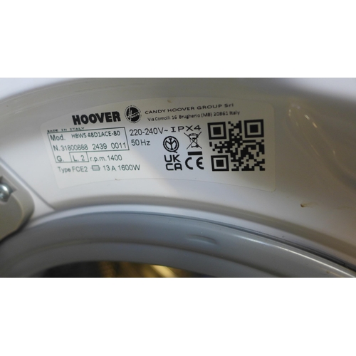 4122 - Hoover Integrated Washing Machine (8kg) *This lot is subject to VAT