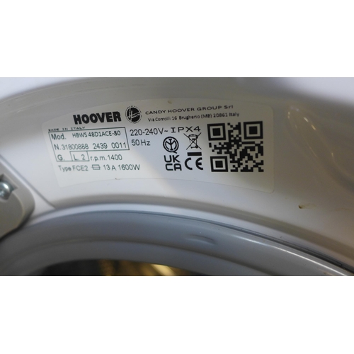 4122 - Hoover Integrated Washing Machine (8kg) *This lot is subject to VAT