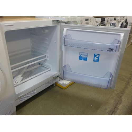 4125 - Beko Integrated Under Counter Fridge *This lot is subject to VAT