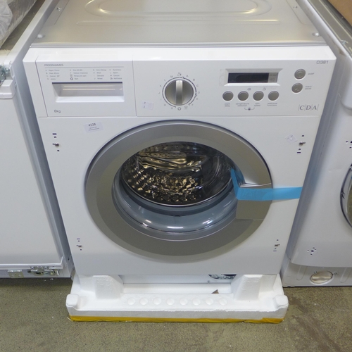 4128 - CDA Fully Integrated Washer (8kg)  *This lot is subject to VAT