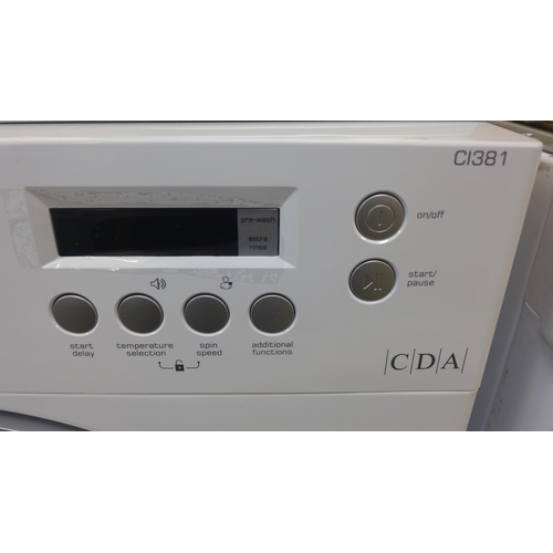 4128 - CDA Fully Integrated Washer (8kg)  *This lot is subject to VAT