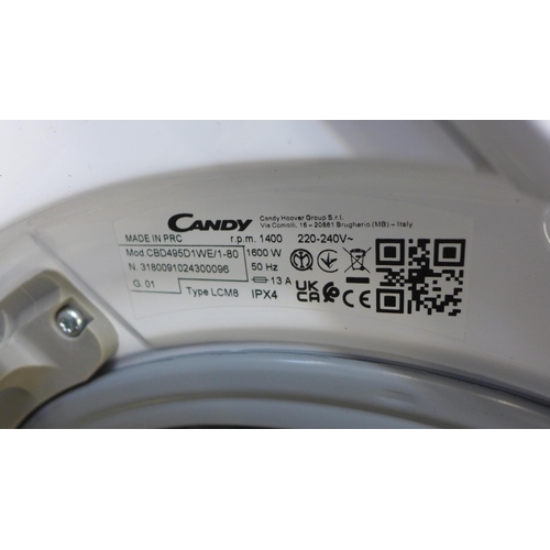 4131 - Candy Integrated Smart Washer/Dryer - 9kg *This lot is subject to VAT