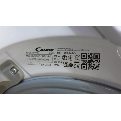 4131 - Candy Integrated Smart Washer/Dryer - 9kg *This lot is subject to VAT