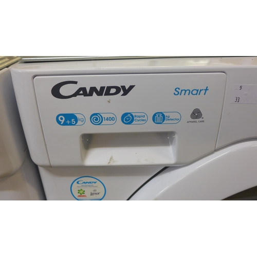 4131 - Candy Integrated Smart Washer/Dryer - 9kg *This lot is subject to VAT