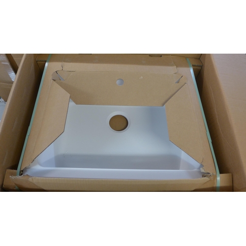 4133 - Blanco White ceramic Sink *This lot is subject to VAT