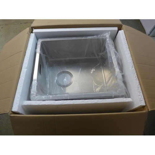 4141 - Stainless Steel Sink *This lot is subject to VAT