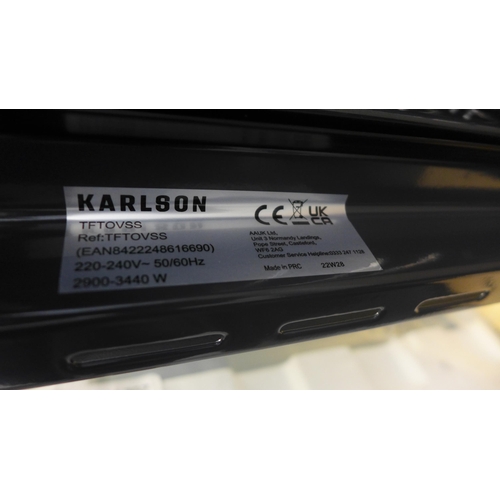 4147 - Karlson Single Multifunction Oven - Stainless Steel *This lot is subject to VAT