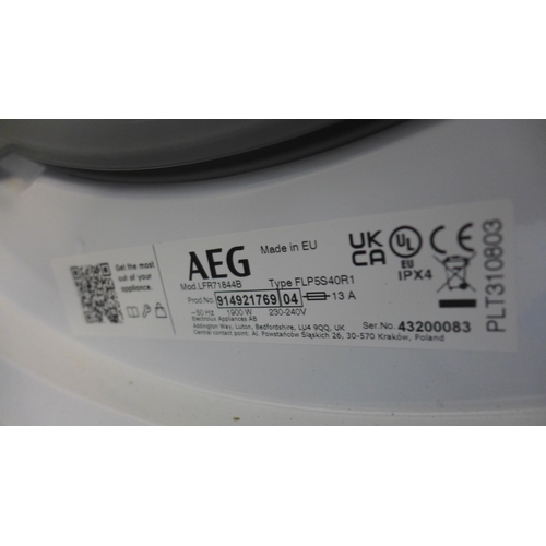 4152 - AEG Freestanding Washing Machine - 8kg *This lot is subject to VAT