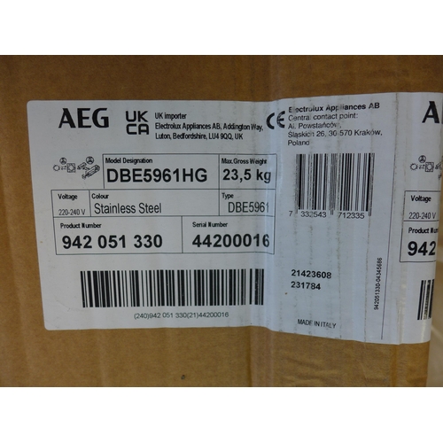 4153 - AEG Chimney Cooker Hood *This lot is subject to VAT