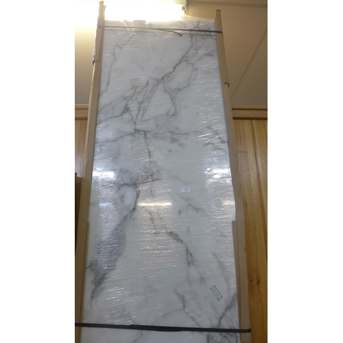 4166 - 260cm/66cm Calacatta Cloud Gloss effect Worktop, Original RRP £715 + Vat *This lot is subject to Vat