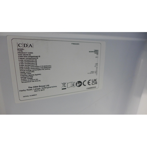 4179 - CDA Integrated Frost Free Tower Freezer (Transit scratches to front and side)*This lot is subject to... 